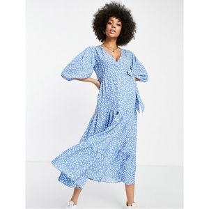 Glamorous Bloom maternity maxi wrap dress
